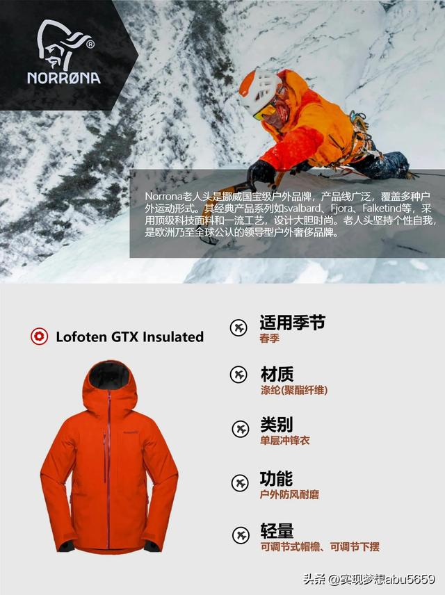 ????全世界最好的冲锋衣品牌
