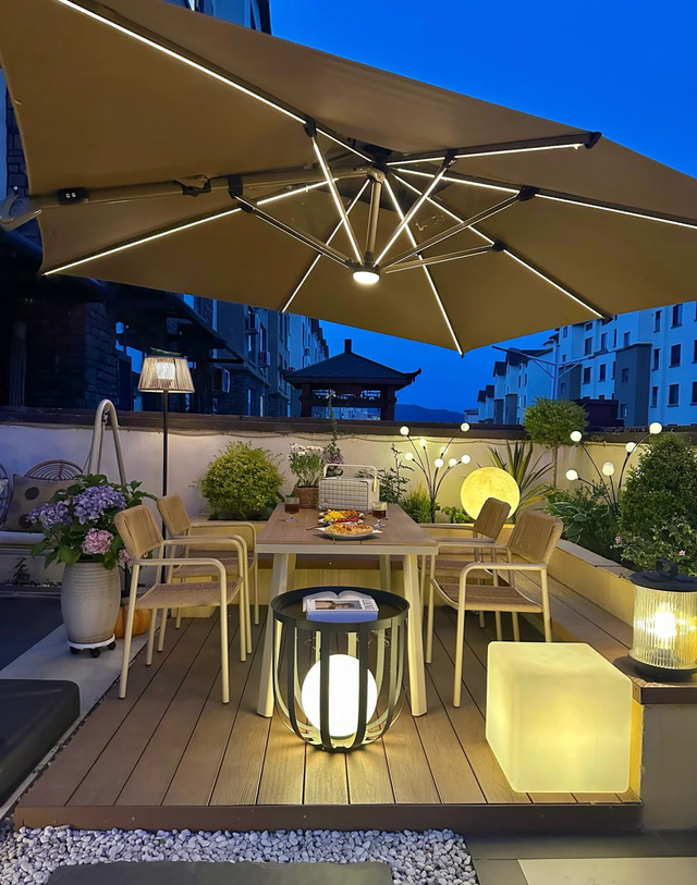 院子改成这样，朋友来了都不待客厅了！