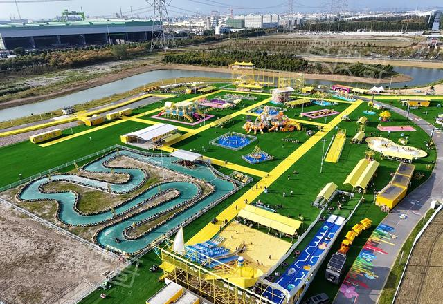 南通新添一 “超大” 亲子公园，面积7万㎡，有彩虹飞椅、沙滩寻宝