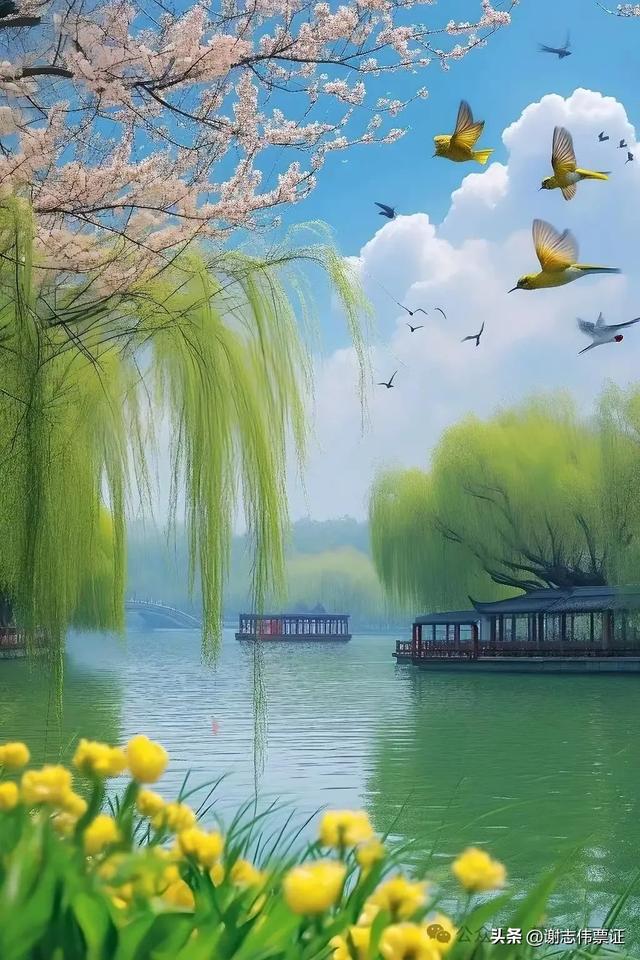 柳绿花红 风光无限