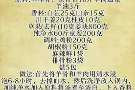 做了一辈子厨师，退休后只剩15个配方，已压箱底20年，公开了图片