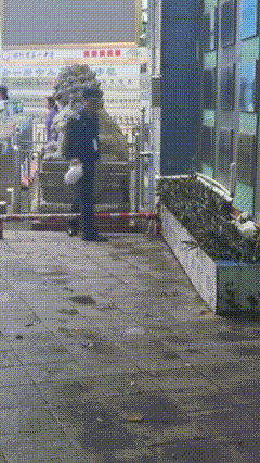 学校回应保安将校门口外卖扔进花坛