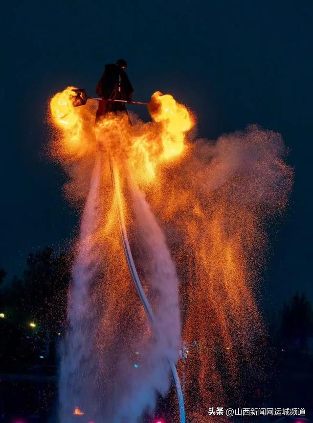 运城盐湖:不止有色彩,亮化打卡超绝!飞天奇景燃爆夜空!