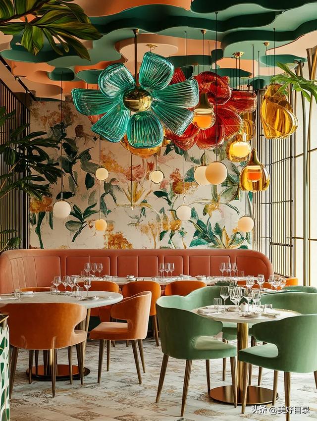 此间春日梦幻餐厅有着来自春天的明媚，春意盎然令人心花怒放！