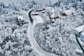 美爆啦！不用去尔滨，四川人有咱自己的雪乡！！图片