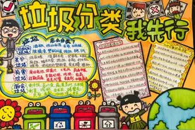 垃圾分类手抄报+环保儿童画，每一幅都是经典课例，快快收藏！图片