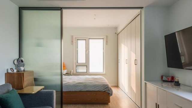 38平米的小家，客厅餐厅衣帽间卧室一个不少，一人一汪住超舒服