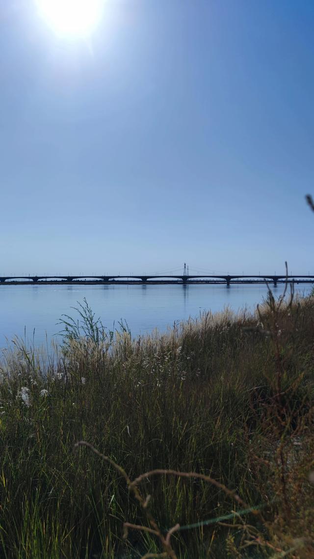 包头天下黄河第一村，靠着黄河边，风景还是不错的