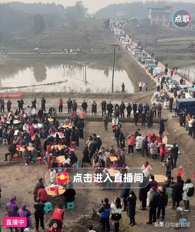 合川千人杀猪宴后续： 恶心的一幕出现	，红衣女砸场子，遭舆论反噬