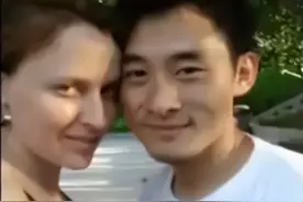 2011年欧洲美女和山东男友分手，回国后忘不了男友，再回中国追爱图片