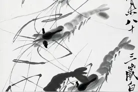 从形似到神韵，齐白石如何用笔墨赋予虾鲜活生命？图片