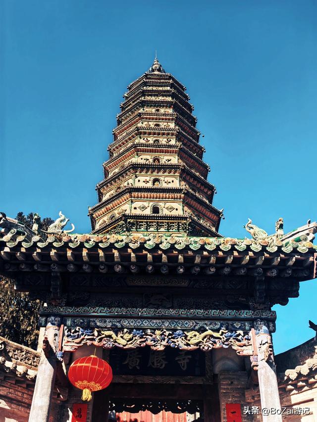 打卡广胜寺,看飞虹塔绝美琉璃,赏元代壁画孤例