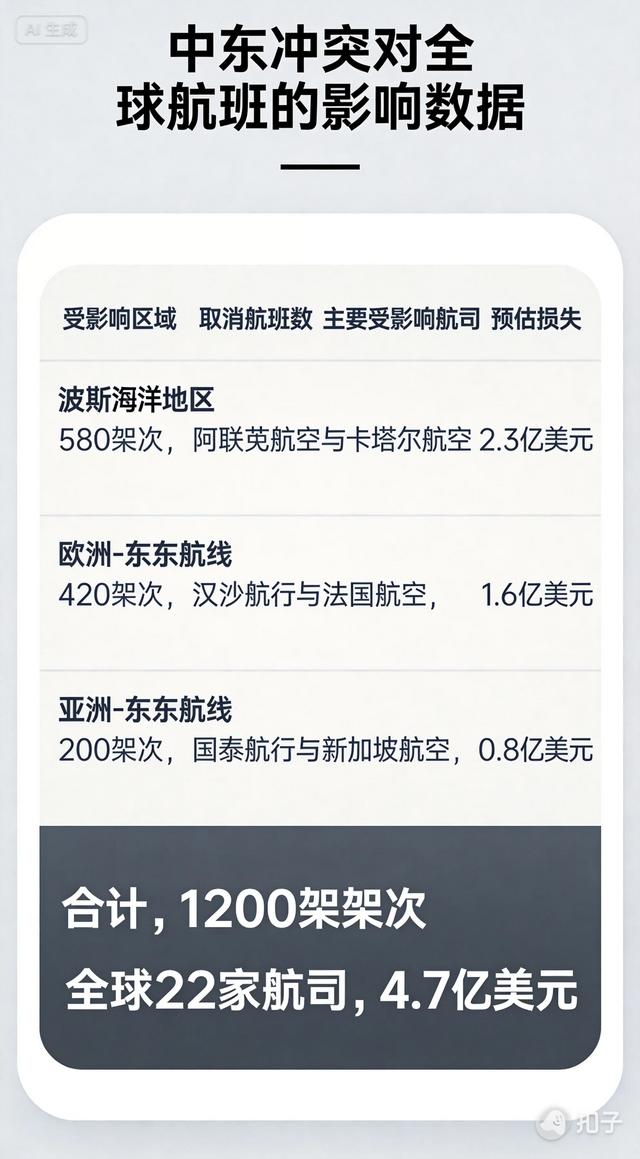 全球航班大瘫痪!中东冲突让你的旅行计划泡汤了吗?