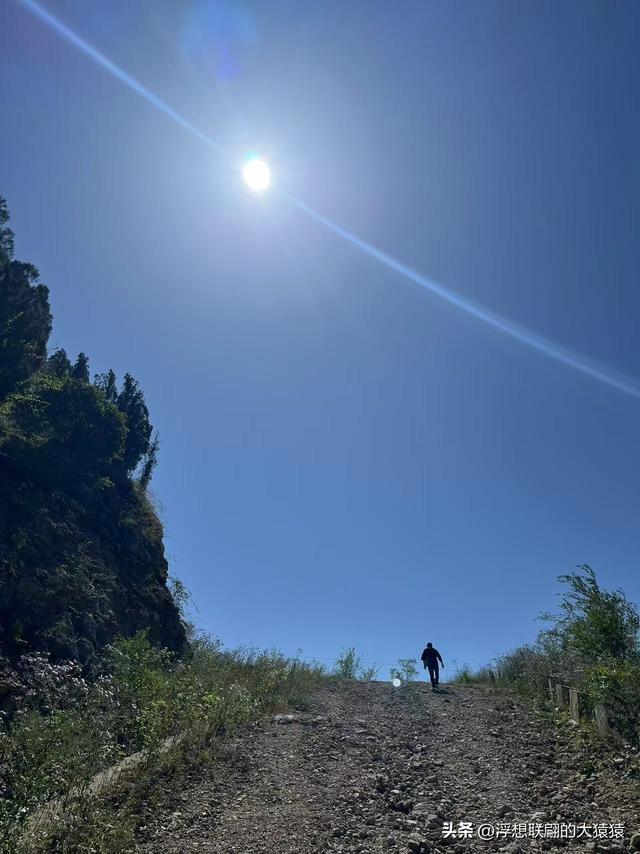 我，终于登上了岳阳山之巅！（博山登山记）