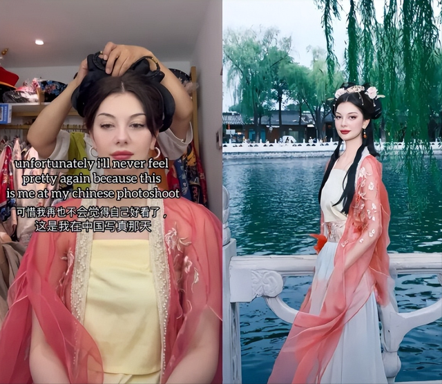 爆火！外国游客扎堆中国抢拍写真，汉服文化或成全球新潮流