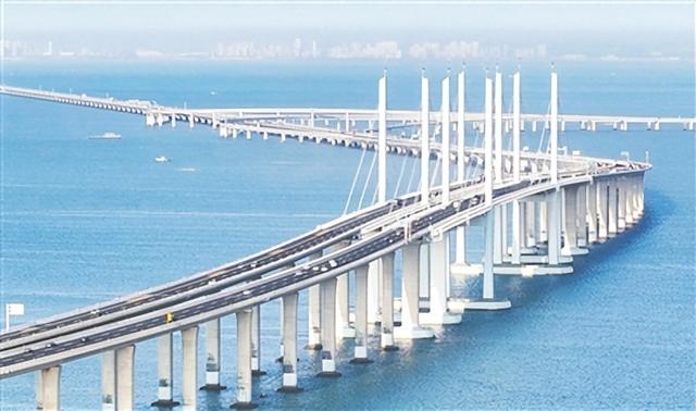 海上观桥、生态赏鸥、落日奇景……一张船票全搞定！“海上穿越胶州湾大桥”新航线今起开航