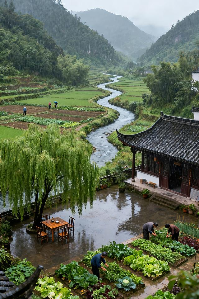 置身在城市里的繁华景象，抛不下乡村里的自然风光