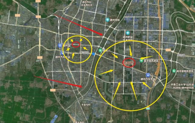 从一张图片谈德州经济政治文化中心从“西德”向“东德”的变迁