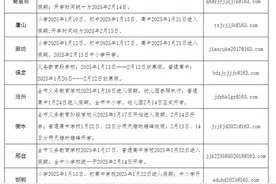河北省教育厅最新公布！各市寒假放假安排来了图片