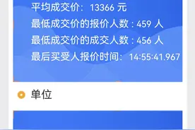10月广州车牌指标竞拍 个人指标最低价均价双涨图片
