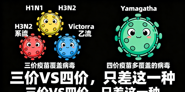 别瞎选！2025流感疫苗三价四价差在哪？