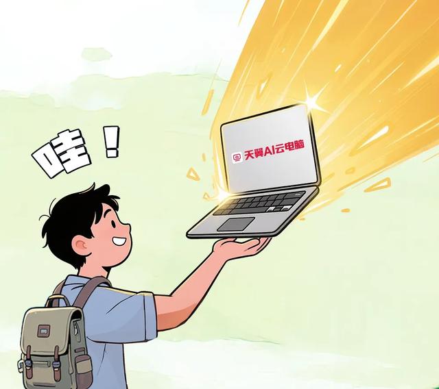 小长假回归，天翼AI云电脑助力职场人闯关取“真经”