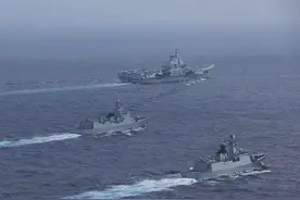 一舰震两岛！山东舰前出西太，演练战时阻击美军援台，补刀打关岛图片