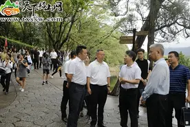 喻树长一行来韶山核心景区调研指导安全工作图片