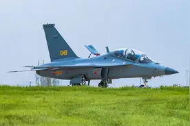 成飞歼10飞到中东，却成了陪衬，阿联酋买下的，是12架洪都的L15图片