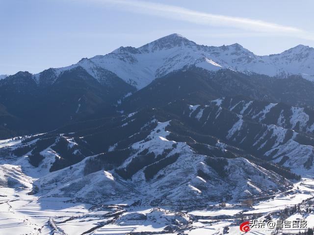 吉木萨尔渭户沟：雪落山林披银装 冬日画卷藏诗意
