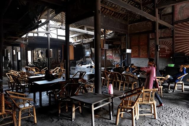 【人文地理】百年老场镇上的神仙茶馆‖徐平