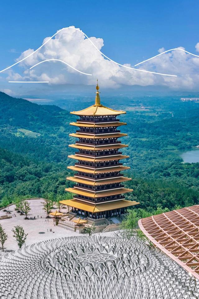 这是南京牛首山接下来的风景预告