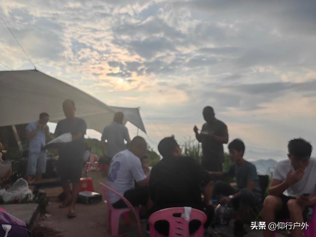 饶平朱湖顶露营