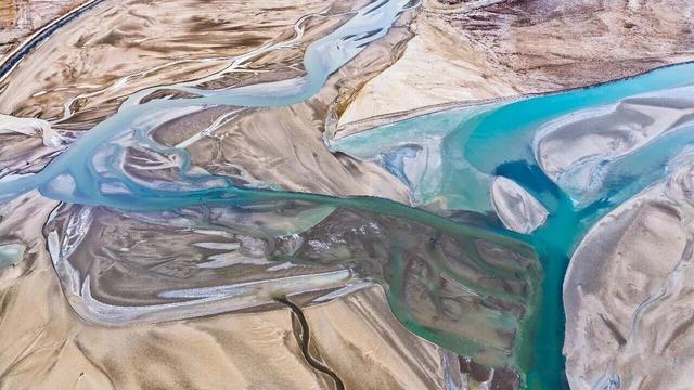 塔里木河起点，在这里温柔浪漫相拥