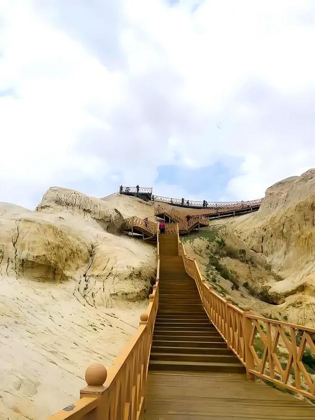 游新疆乌伦古湖海上魔鬼城