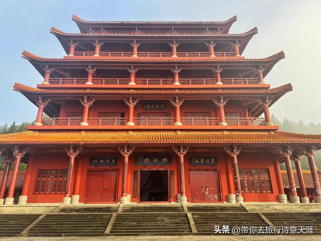 阆中滕王阁，千级台阶登顶饱览一路风景