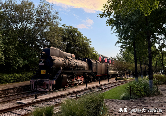 这个杭州秋日浪漫公园真一眼心动，有火车加成，地铁直达且免费！