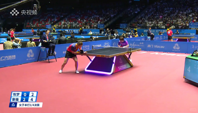 全运会女单半决赛对阵出炉，陈梦对战王曼昱，世界冠军遗憾出局