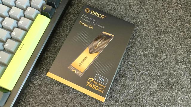 7450MB/s 读写，长江存储颗粒+联芸主控丨奥睿科Turbo S4固态硬盘