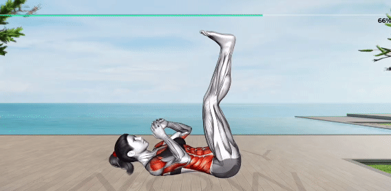 每天躺床上“交替抬腿”100次，相当于“慢跑”1小时，轻松瘦肚子