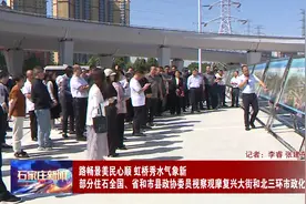 部分住石全国、省和市县政协委员视察观摩复兴大街和北三环市政化改造项目图片