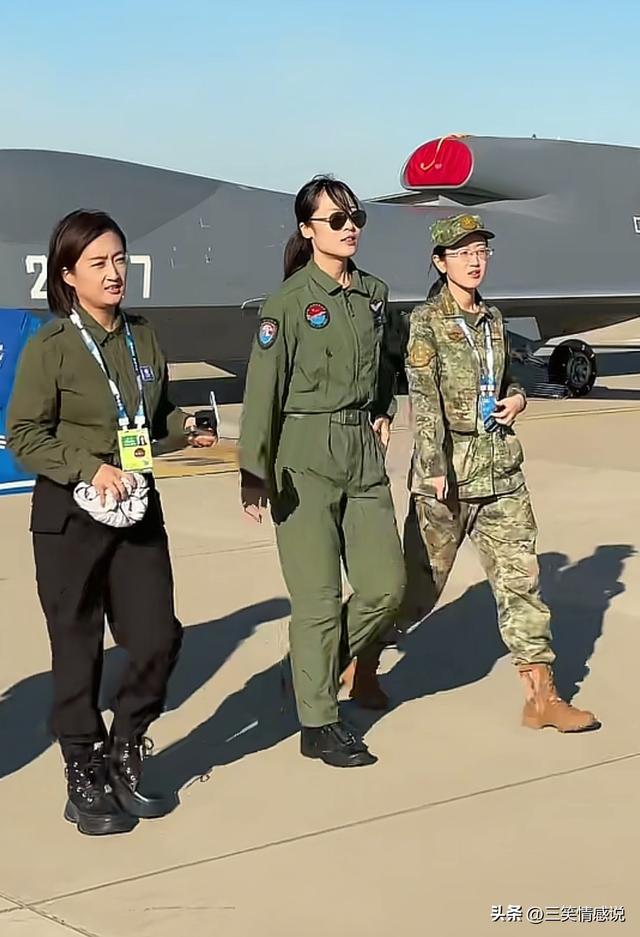 女飞行教员现身长春航展，被认成徐枫灿，网友反驳：像兵王刘近