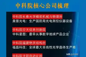 中科院持股的11家公司，都是科技硬核；科技大牛或从中产生图片