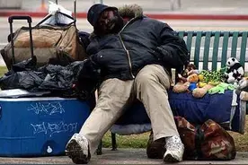 美国颁布法令：禁止流浪汉继续流浪、露宿街头图片