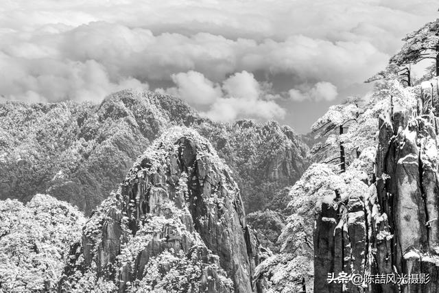 黄山雪景