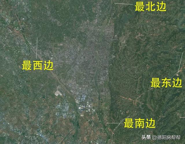 国际大都市——德阳；无缝接壤广汉，直接包裹黄许