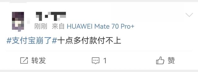 冲上热搜！支付宝崩了？多位网友付款失败