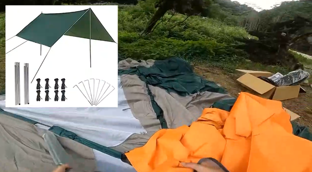 状况百出！日本一小哥野外露营，专挑网上的差评装备，结果哈哈哈