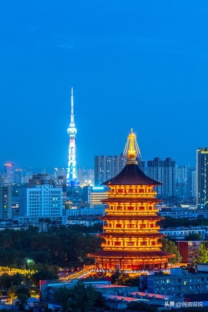 “华夏第一王都”下雪后是啥样？