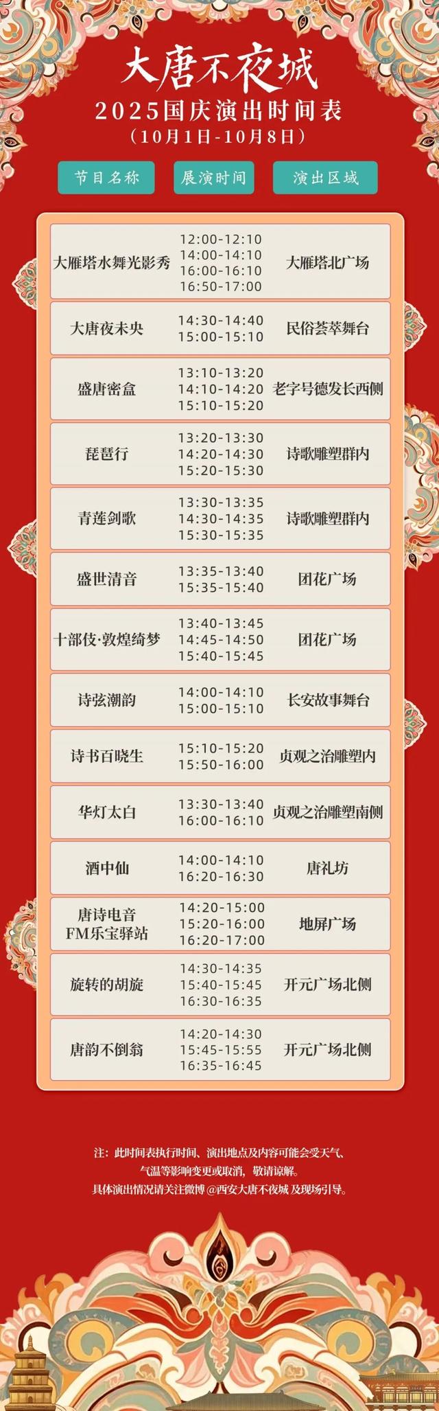 西安大唐不夜城最新通知！交通管制措施